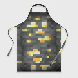 Фартук кулинарный Золотая руда - Minecraft, цвет: 3D-принт