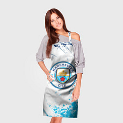 Фартук кулинарный Manchester City - Футбольный клуб, цвет: 3D-принт — фото 2