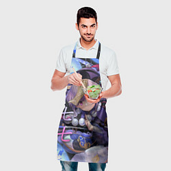 Фартук кулинарный Genshin Impact: Qiqi, цвет: 3D-принт — фото 2