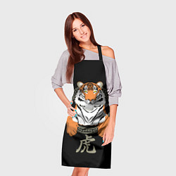 Фартук кулинарный Тигр в рамке, цвет: 3D-принт — фото 2