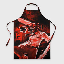 Фартук кулинарный Chainsaw Man, Дэнджи, цвет: 3D-принт