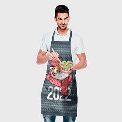 Фартук кулинарный 2022 символ года, цвет: 3D-принт — фото 2