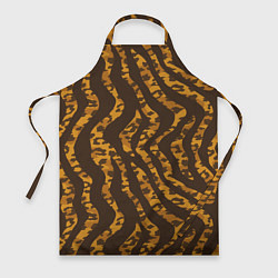 Фартук кулинарный Шкура тигра леопарда гибрид, цвет: 3D-принт