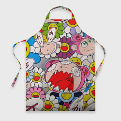 Фартук Takashi Murakami кричащий арт