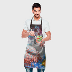 Фартук кулинарный ЦветоТрэш, цвет: 3D-принт — фото 2