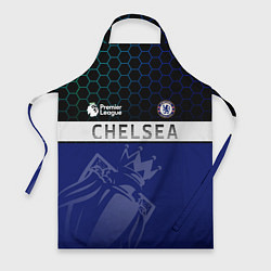 Фартук кулинарный FC Chelsea London ФК Челси Лонон, цвет: 3D-принт