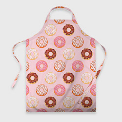 Фартук кулинарный Pink donuts, цвет: 3D-принт