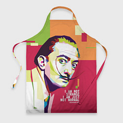 Фартук кулинарный Salvador Dali - i am just not normal, цвет: 3D-принт