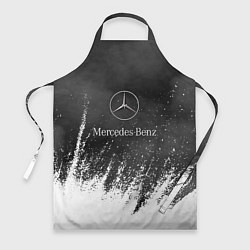 Фартук кулинарный Mercedes-Benz: Облако с Брызгами, цвет: 3D-принт