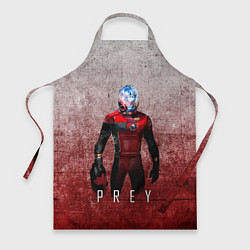 Фартук кулинарный Prey Grey and blood, цвет: 3D-принт