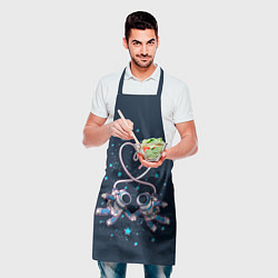 Фартук кулинарный Космическая любовь Cosmic love, цвет: 3D-принт — фото 2