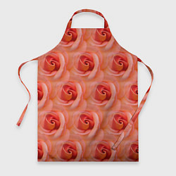 Фартук кулинарный Розы - цветы - паттерн, цвет: 3D-принт