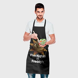 Фартук кулинарный Five Nights at Freddys: Security Breach Воспитател, цвет: 3D-принт — фото 2