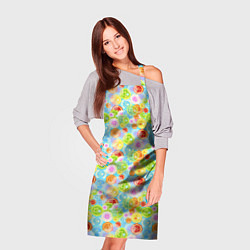 Фартук кулинарный Чакры символы, цвет: 3D-принт — фото 2