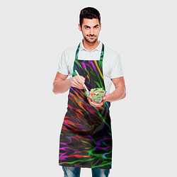 Фартук кулинарный Neon pattern Vanguard, цвет: 3D-принт — фото 2
