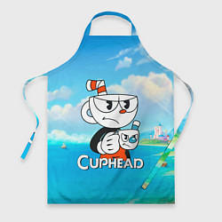 Фартук кулинарный Cuphead сердитая чашечка, цвет: 3D-принт