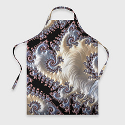 Фартук кулинарный Авангардный фрактальный паттерн Avant-garde fracta, цвет: 3D-принт