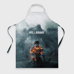 Фартук кулинарный Зов ада - hellbound, цвет: 3D-принт