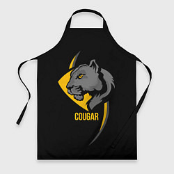 Фартук кулинарный Cougar - пума, цвет: 3D-принт
