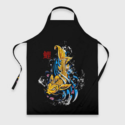 Фартук кулинарный Китайская рыбка, цвет: 3D-принт