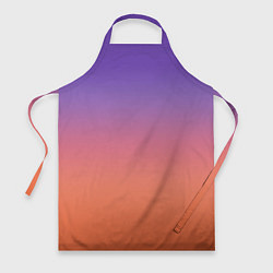 Фартук кулинарный Трендовый красно-фиолетовый градиент, цвет: 3D-принт