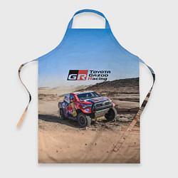 Фартук кулинарный Toyota Gazoo Racing Rally Desert Competition Ралли, цвет: 3D-принт