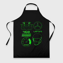 Фартук кулинарный RACING DRIVER ACCESSORIES, цвет: 3D-принт