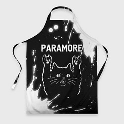 Фартук кулинарный Группа Paramore и Рок Кот, цвет: 3D-принт