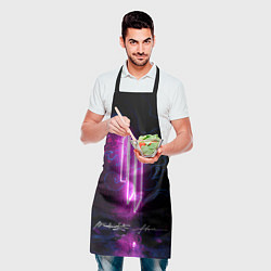 Фартук кулинарный Skrillex - Midnight Hour Remixes, цвет: 3D-принт — фото 2