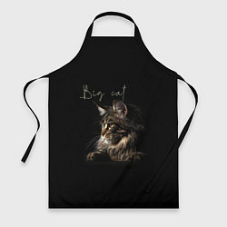 Фартук кулинарный Big cat Maine Coon, цвет: 3D-принт