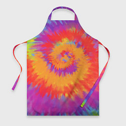 Фартук кулинарный Тай дай в радуге, цвет: 3D-принт
