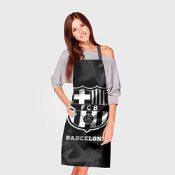 Фартук кулинарный Barcelona Sport на темном фоне, цвет: 3D-принт — фото 2