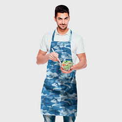 Фартук кулинарный Камуфляж морской, цвет: 3D-принт — фото 2