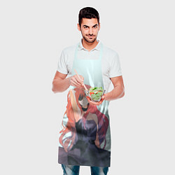 Фартук кулинарный Красотка Хва, цвет: 3D-принт — фото 2