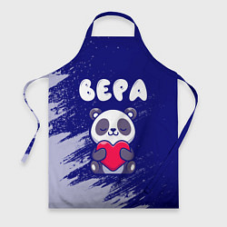 Фартук кулинарный Вера панда с сердечком, цвет: 3D-принт
