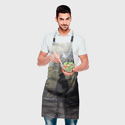 Фартук кулинарный STALKER Смотрит На Колесо Обозрения, цвет: 3D-принт — фото 2