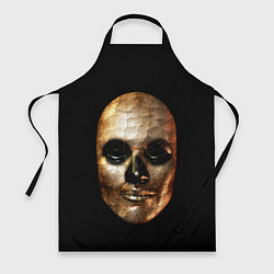 Фартук кулинарный Золотая маска Хэллоуин, цвет: 3D-принт