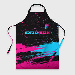 Фартук кулинарный Hoffenheim - neon gradient: символ сверху, цвет: 3D-принт