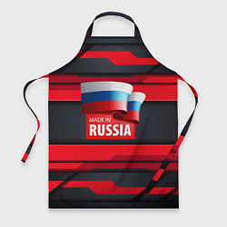 Фартук кулинарный Red & Black - Russia, цвет: 3D-принт