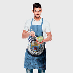 Фартук кулинарный Манчестер Сити Лого, цвет: 3D-принт — фото 2