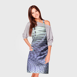 Фартук кулинарный Ребристая абстрактная поверхность, цвет: 3D-принт — фото 2