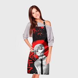 Фартук кулинарный Человек-бензопила - манга - Макима, цвет: 3D-принт — фото 2