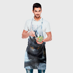 Фартук кулинарный Сова, сидящая на ветке, цвет: 3D-принт — фото 2
