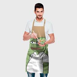Фартук кулинарный Pepe Gomer прячется в кусты, цвет: 3D-принт — фото 2