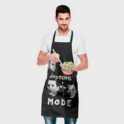 Фартук кулинарный Depeche Mode portrait, цвет: 3D-принт — фото 2