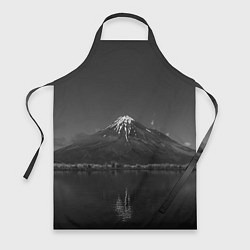 Фартук кулинарный Тёмные горы и озеро, цвет: 3D-принт