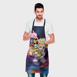 Фартук кулинарный Super Mario - Bowser - Nintendo, цвет: 3D-принт — фото 2