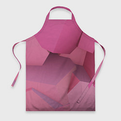 Фартук кулинарный Розовые геометрические фигуры, цвет: 3D-принт
