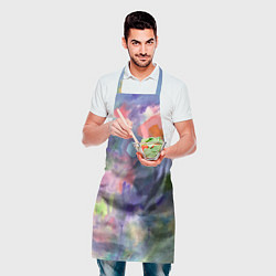 Фартук кулинарный Красочные пятна акварели, цвет: 3D-принт — фото 2