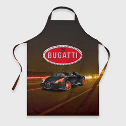 Фартук Bugatti на ночной дороге